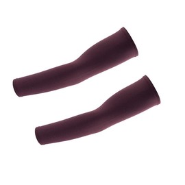 Cooling Arm Sleeves Compression Cover UV Sun Protection Sports For Men Women - Color: Coffee