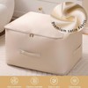 Ultra Space Saving Self Compression Organizer, 3-Layer Zipper Large Capacity