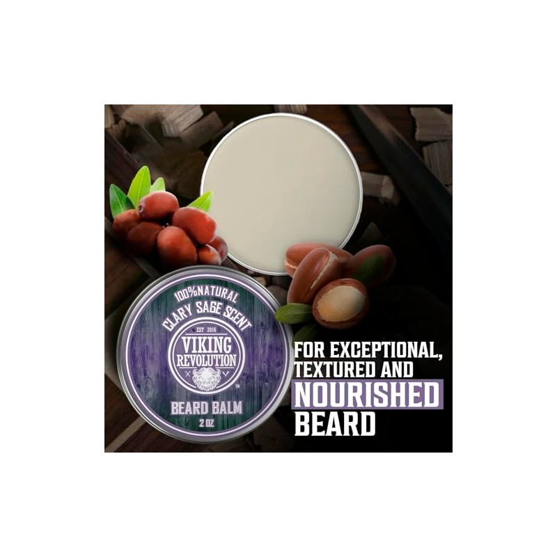Viking Revolution - Bálsamo para barba con aroma a salvia