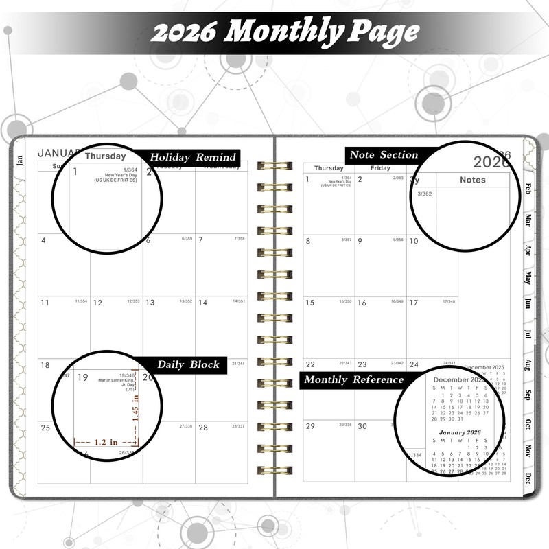2026 Planner - 2026 Planner Weekly and Monthly from Jan.