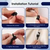 9 PCS Zip Repair Kit 3 Sizes Replacement Zipper Puller