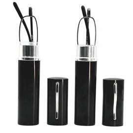 MIYUI JAPAN 2 Pack Blue Light Blocking Slim Reading Glasses metal tube Readers Lightweight Portable Reading Glasses Men 1.5