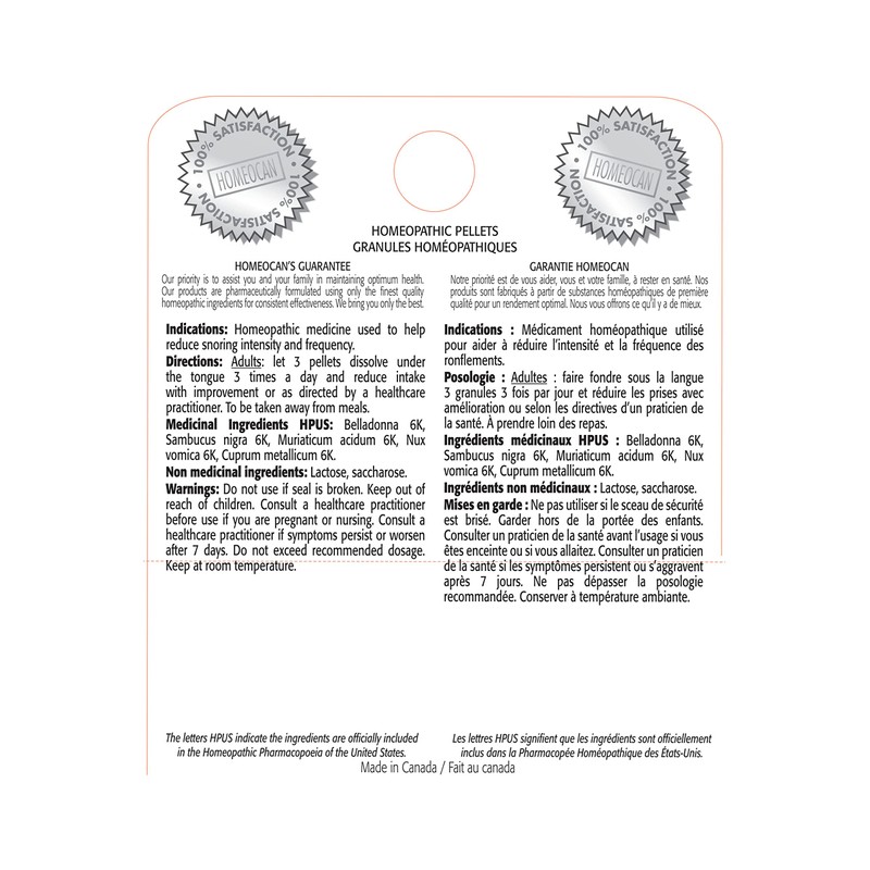 Snore No More | Combination Pellets 4 g