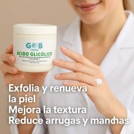 Crema De Ácido Glicólico Ozonizada - Gob - 240 G Neutra