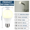 Motion Sensor Light Bulbs - 9W (60W Equivalent) E26 Motion