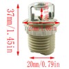 LQ Industrial 4PCS 37x27mm G9 Light Base Socket Kit Metal