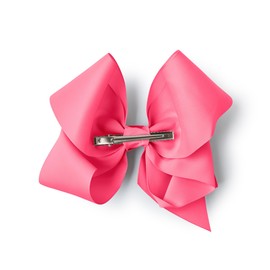 8 Inch Grosgrain Bow for Women and Girls (Pink)