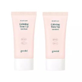 Clio [클리오] 구달 어성초 진정 수분 톤업 선크림 50ml 1+1 총2개 SPF50+,PA++++ Clio Goodal Green Tundra Soothing Moisturizing Tone Up Sun Cream 50ml 1+1 Total 2 Pieces SPF50+, PA++++