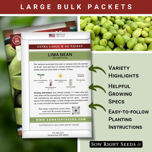 Sow Right Seeds Sow Right Seeds - Bulk Bush Henderson