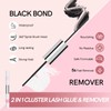 Mlen Diary Lash Clusters, 100 Pcs 10-16mm D Curl Individual