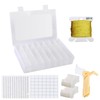 Floss Organizer, 7.6"L x 5"W x 1.38"H Cross Stitch Thread