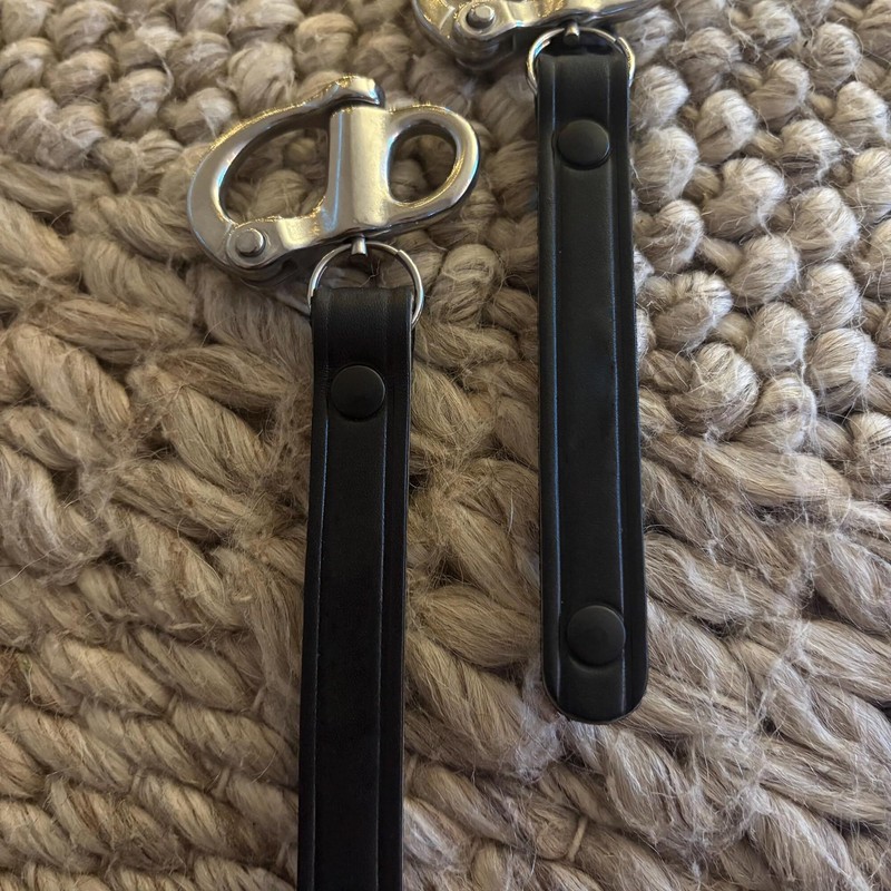 Firefighter SCBA Mask Quick Release Shackle, Genuine Leather Firefighter Mask