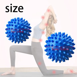 Hard Spiky Massage ball,Plantar Fasciitis Relief Ball,Foot Massage ball,Firm Trigger Point Massager Tool,for Deep Tissue Yoga Physiotherapy Myofascial Release Muscle Relax.