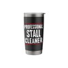 Funny Stable Work Equestrian Stall Cleaner Stainless Steel Insulated Tumbler