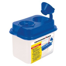 Eberhard Faber EFA Colour 579900 Water Box with 2 Compartments Brush Cup Blue