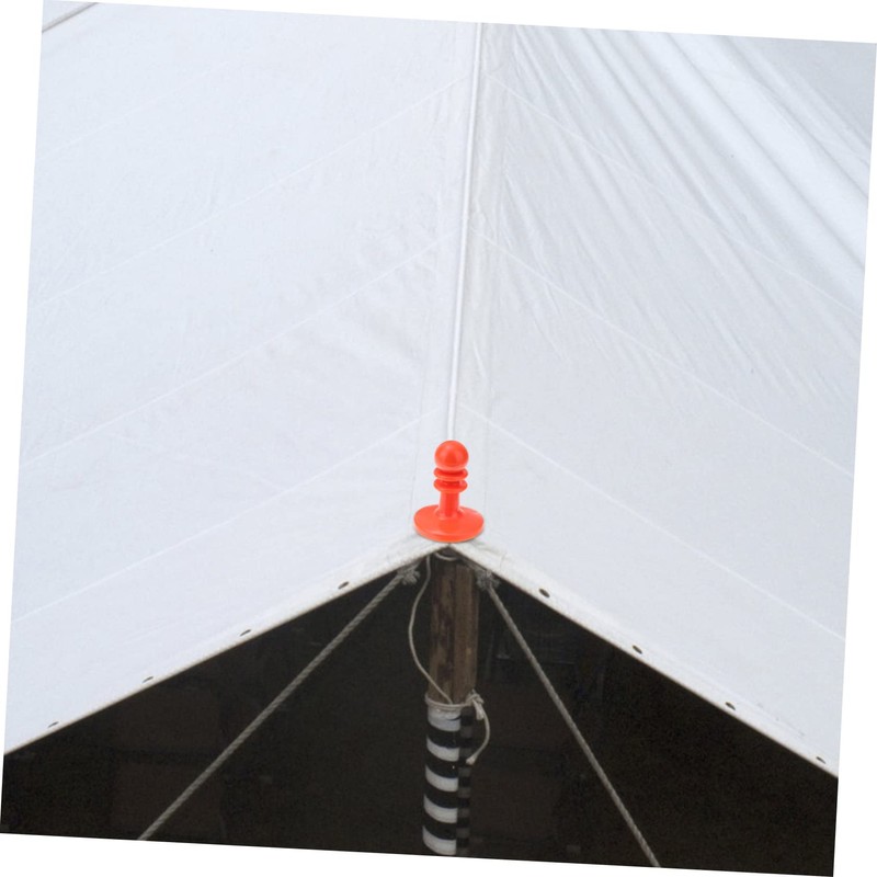 WOONEKY Insulated Plastic Canopy Pole Cap for Tent 8pcs Camping