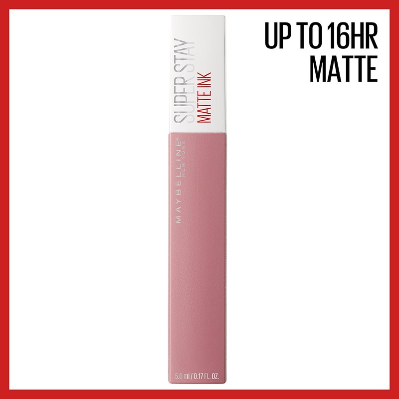 Labial líquido matte Maybelline SuperStay 5 g – Color intenso