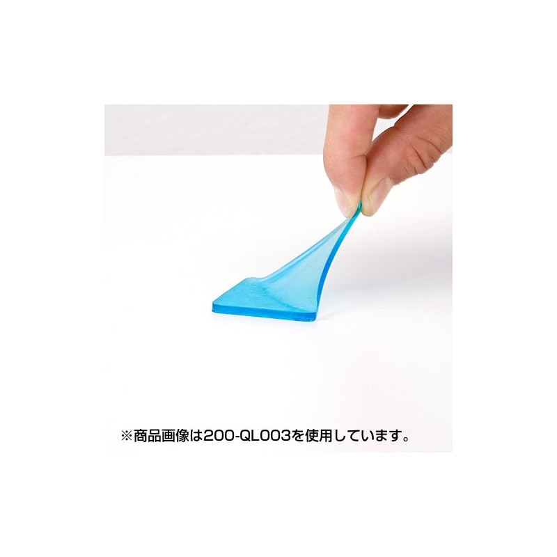 サンワダイレクト 耐震ジェル 耐震マット テレビ パソコン 転倒防止 耐震度7 耐荷重36kg 6枚入り 200-QL004