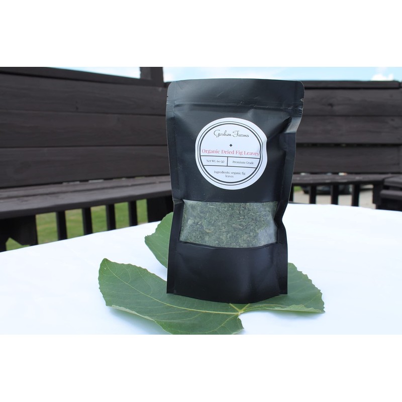 60 grams Organic Dried Fig Leaves by Goshen Farms