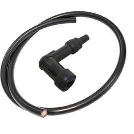 cyclingcolors Ignition Cable 7 mm Ignition Cable + Spark Plug Plug LB05F Motorcycle Moped Scooter Spark Plug Wire