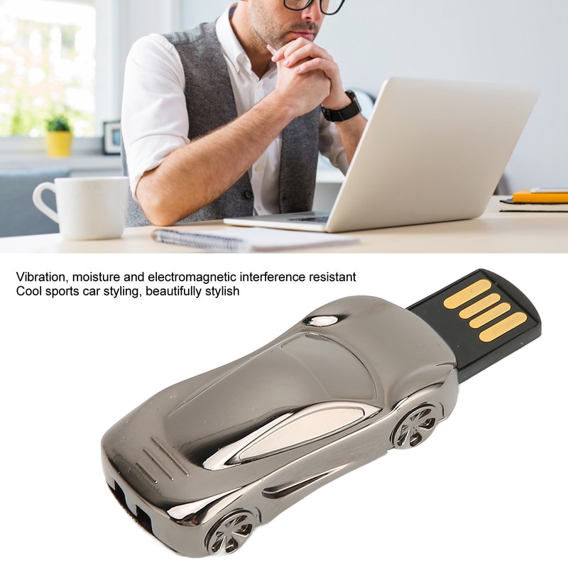 USB Flash Drive Cool Sports Car Shape Plug and Play