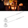 2PCS Candle Snuffer with Long Handle Bell Shape Metal Flame