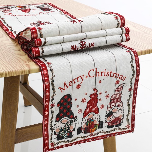spar-home® Christmas Table Runner - Decorative Christmas Tablecloth Linen 33