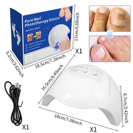 Mecctuck Nagelpilz Laser, Furzero Nagelpilz Laser, Nagelpilz Lasergerät, Pure Nail Pilztherapiegerät, Hocheffizientes Nagelpilz Laser Lichttherapiegerät, Nagelpilz Behandlung Schnell Intensiv