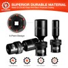 BLACKROBOT 3/8" Drive Swivel Socket Set, 14 Pieces Deep Universal