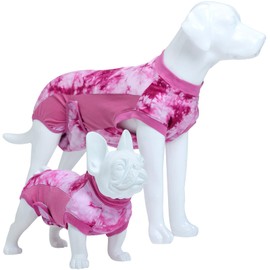 Knafe Recovery Suit for Dogs After Surgery – Breathable Dog Onesie Cone Alternative, Anti-Licking Surgical Suit for Spay Neuter Wounds, Comfortable E-Collar Replacement for Male & Female Dogs