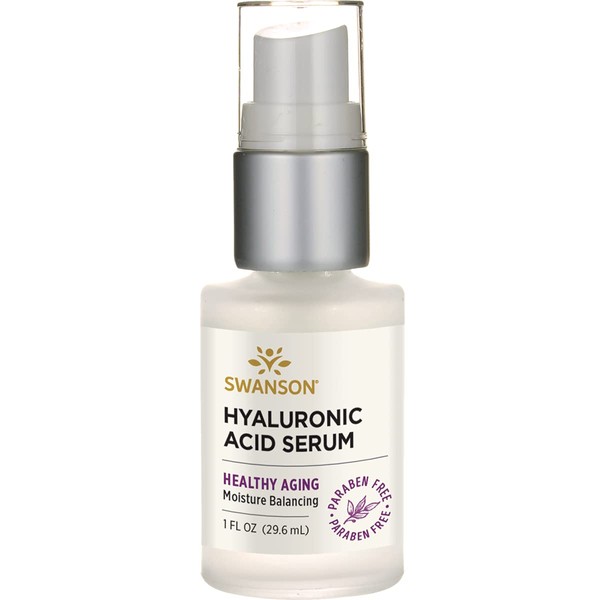 Swanson Hyaluronic Acid Serum 1 fl Ounce (29.6 ml) Serum