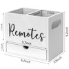 Remote Control Holder, 2 Slot TV Remote Holder& Desk Organizer