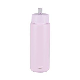 Avanti HydroUltra Stainless Steel Ceramic-Lined Vacuum Water Bottle with Strap, 1 Litre, Lilac