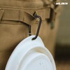 Wlikn Aluminum Alloy Carabiners, Set of 10, Load Capacity 110.2