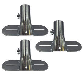 TDBS The Dustpan and Brush Store Heavy Duty Metal Broom Brush Handle Bracket with Adjustable Brace Diameter to Support Fixed Push Broom Handles (3)