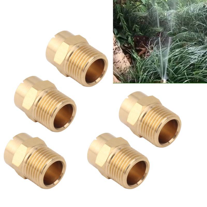 10PCS Directional Slot Nozzle Brass Cooling Misting Rustproof Heat Resistant