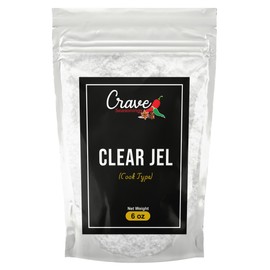 Crave Clear Jel Powder 6 Ounce Bag - Non-GMO Cook Type Powder - For Canning, Cooking and Pie Filling - Unflavored