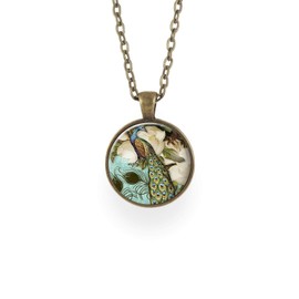 Peacock Necklace Pendant