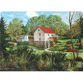 Heritage Puzzle The Old Mill Jigsaw Puzzle (1000-Piece)