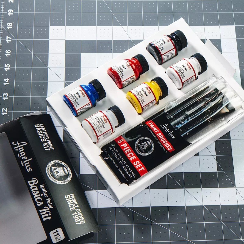 Angelus Kit Pintura Piel Cuero Angelus 5 Kit Basico Tenis