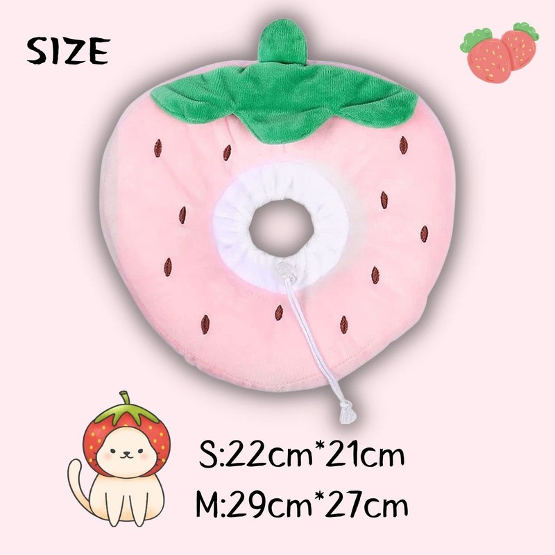 crazy bean Postoperative Protective Collar for Cats Soft Adjustable Safe