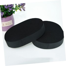 FRCOLOR 10pcs Bamboo Charcoal Face Skin Cleaning Sponges for Makeup Removal Puff for Oily Skin Compact and Lightweight Design