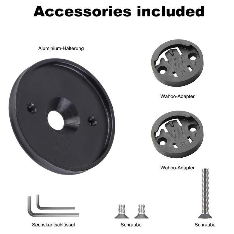 KMRDND Bicycle Stem Cap Computer Mount for Wahoo Elemnt, Elemnt