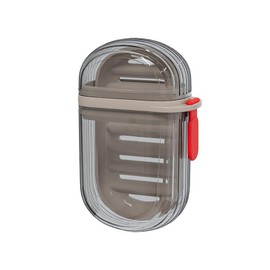 Travel Soap Case, Leakproof Soap Holder with Lid, Portable Bar Soap Holder for Traveling, Ideal for Bar Soap Storage During Travel, Camping, Gym