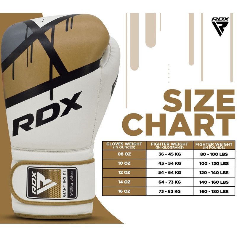 RDX Boxing Gloves Ego Muay Thai Training Maya Hide Leather