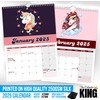 The Calendar King // Unicorn - 2025 Wall Calendar (Full