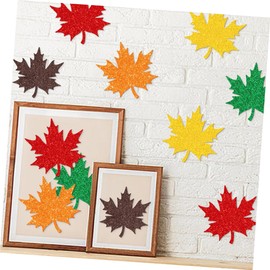 Operitacx 20pcs Maple Leaf Card Paper Fall Leaves Autumn Leaf Die Cut Leaves Shaped Die Cut Thanksgiving Die Cuts Paper Leaf Cutouts Maple Leaves Card Autumn Decor Fall Tree Maple Leaves
