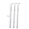 minkissy Nail Art Tools Set 3pcs Brush Set Thin Brush