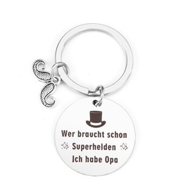 Yilousy Gift Grandpa Christmas, Grandpa Gift, Keyring Gift for Grandpa, Grandpa Gifts Birthday, Keyring Grandpa, Father's Day Gifts for Grandpa, Grandpa A