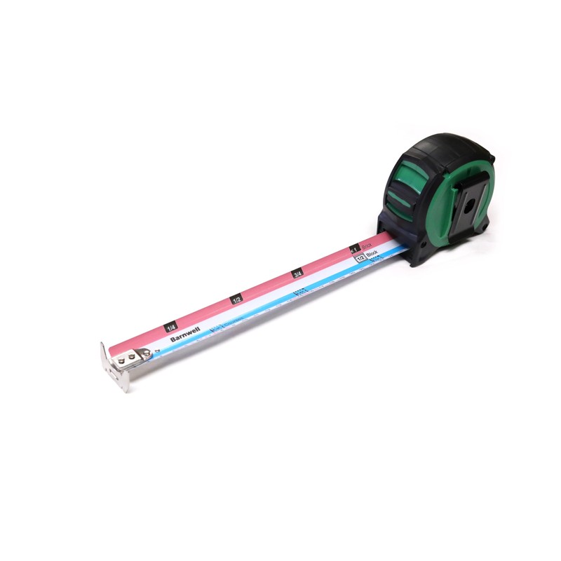 Barnwell 8m Brick Block Courses Counting Metric Only Tape Measure